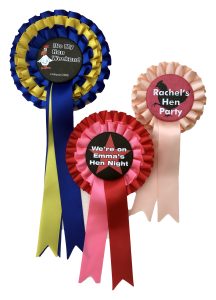 personalised rosette