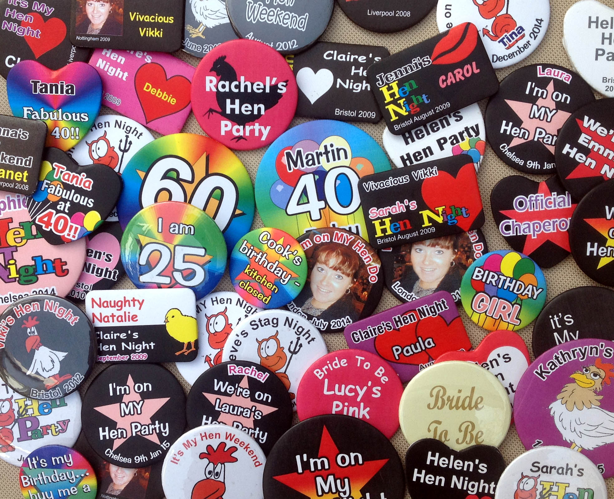 Hen Party and Birthday Badges - Image 2