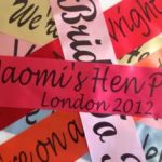 personalised sashes