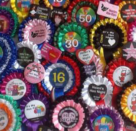 personalised rosettes