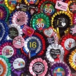 personalised rosettes